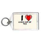 SHOPZEUS I Love A Nice Cup of Tea Keychain