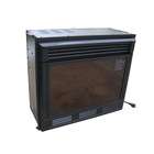 golden vantage black electric firebox fireplace insert room heater