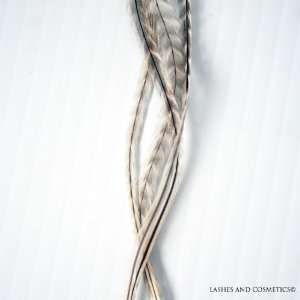  Feather Hair Extension   Smokey Gray Beauty