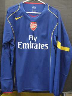 NWT Nike Arsenal Bergkamp Player Issue L/S Jersey L  