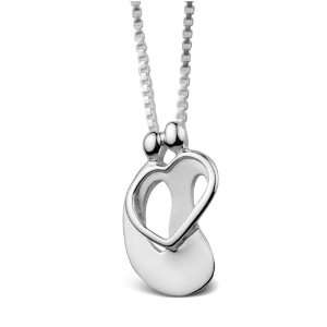 Loving Family® Sterling Silver Small Pendant with Extender   Couple