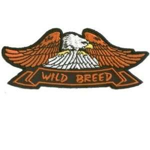  EAGLE WILD BREED Embroidered Quality Biker Vest Patch 