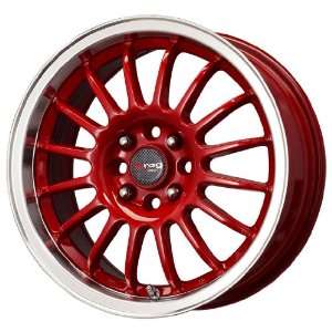  Drag DR 41 Red Wheel with Machined Lip (15x7/4x100mm 