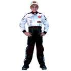 Aeromax Little Boys White Race Car Driver Suit Halloween Costume 6/8