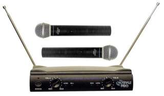   PDWM2500 Professional Dual VHF Wireless Handheld Microphone System