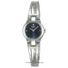 Seiko Ladies Bangle Style Watch   Stainless Blue Face