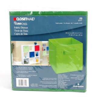 ClosetMaid Cubeicals Fabric Drawer Hunter Green  
