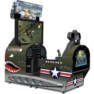 Global VR Blazing Angels Squadrons of WWII Sit Down Arcade Game at 