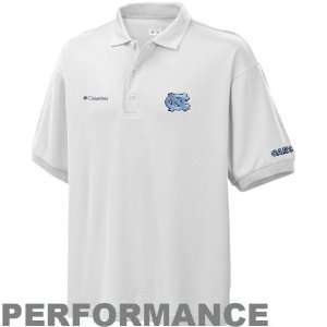   Heels (UNC) Perfect Cast Performance Polo   White