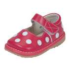 Squeak Me Shoes 13258 Red Polka Dot Girls Toddler Shoe Size 8