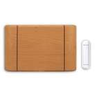   SL 6188 A Wireless Battery Operated Door Chime Kit, Solid Oak Wood