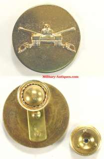 USA Occupation Era Armored Cavalry Collar Disk Insignia  