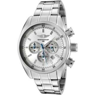 By Invicta Mens 89083 001 Chronograph Silver Dial Stainless Steel 