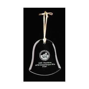  XC304    Jade Crystal Bell Shaped Ornament
