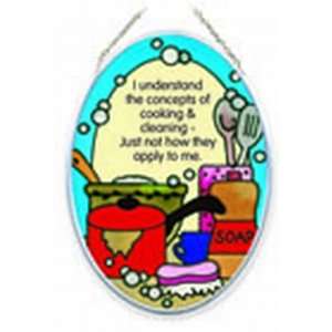   Cooking and Cleaning   Suncatcher by Joan Baker Patio, Lawn & Garden