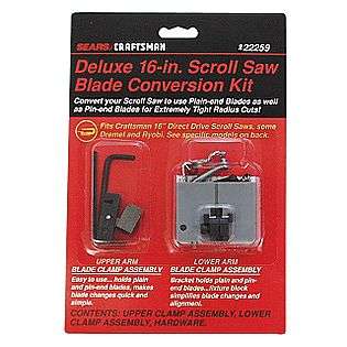 Scroll Saw Blade Conversion Kit (22259)  Craftsman Tools Bench 