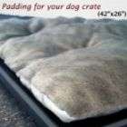 Majestic Pet 42in Majestic Pet Crate Pet Bed Pillow (Charcoal)