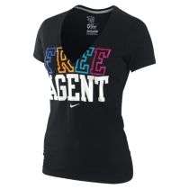 Camiseta Nike Free Agent Deep V Neck Feminina