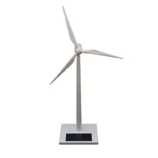 FatCat FCP1083 White Metal Solar Desktop Wind Turbine 