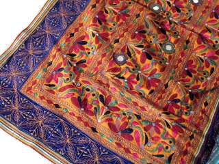 Banjara Rare Mirror Kutch Indian Wall Hanging Tapestry  
