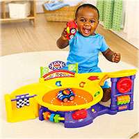 Fisher Price Lil Zoomers Spinnin Sounds Speedway   Fisher Price 