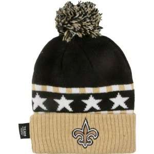  New Orleans Saints Kids 4 7 Cuffed Knit Pom Hat Sports 