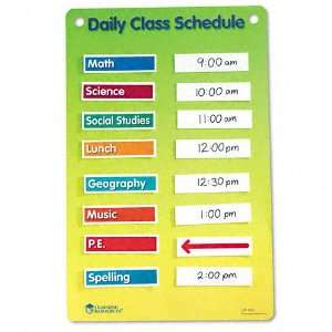  Learning Resources  Magnetic Classroom Schedule Chart 