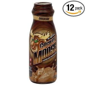 Chocolate Moose Premium Chocolate Milk Drink, 16.9 Ounce (Pack of 12 