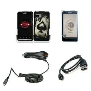   Case Cover + Atom LED Keychain Light + Screen Protector + USB Cable