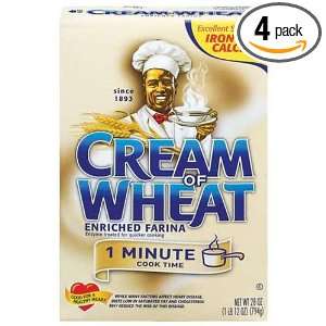Cream Of Wheat Original Stove Top 1 minute, 28 Ounce Boxes (Pack of 4 