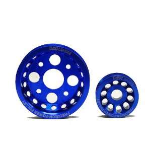 OBX Blue Overdrive Power Pulley Kit 02 05 Nissan 350Z and Infiniti G35 