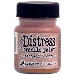  Distress Metallic Crackle Paint 1.1 Ounce Jar Anti 