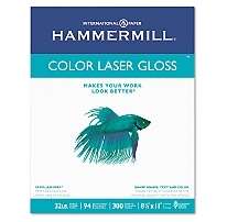 300 Hammermill Color Laser Gloss Paper 8.5 8 1/2 x 11  