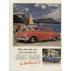 Own this style star and economy star.  1952 Studebaker Ad, A4254A 