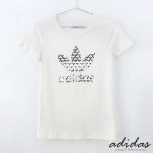 Adidas Originals Womens Basic Logo TEE/T Shirt White  