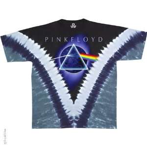    Pink Floyd Pyramid V T Shirt (Tie Dye), M