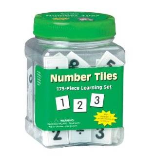   Letter Tiles, 176 Tiles in 3 3/4 x 5 1/2 x 3 3/4 Tub Toys & Games