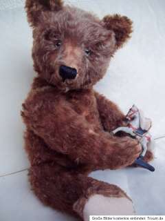   bear from around 1904 with beautiful details like glass eyes mohair
