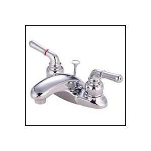   Faucet with Twin Brass Lever Handles 4 inch Center Polished Chrome