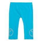 2B Real Girls Turquoise Spandex Studded Peace Sign Capri Pants 7 16