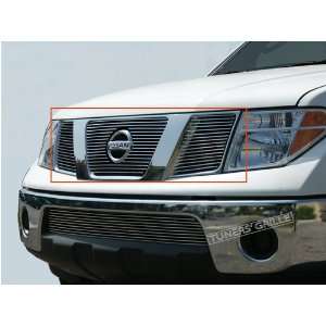  06 07 Nissan Frontier Pathfinder 3PC Upper Billet Grille (Logo Show