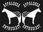 Appaloosa Enthusiast Horse Decals Pair sticker decal