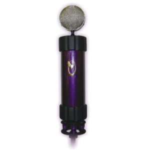   tube microphone with polished violet body Musical Instruments