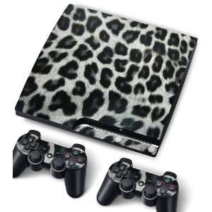   SLIM Game Console   Cover Protector Art Decal   Leopard Electronics