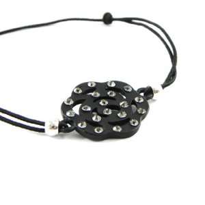  Bracelet french touch Camélia black. Jewelry