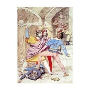 Richard Dadd   The Death Of Richard II Giclee Canvas 