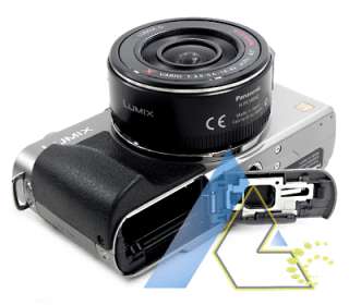 Panasonic Lumix DMC GX1X GX1 16MP Silver Lens Kit 14 42mm PZ ZooM 