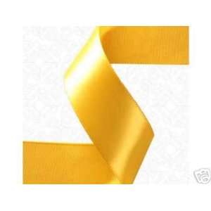  5/8 By 100yd Double Face Satin Ribbon LT GOLD Everything 