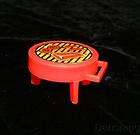 VINTAGE FISHER PRICE LITTLE PEOPLE RED GRILL   CAMPER GRILL #994