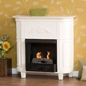  Mayfair Ivory Petite Gel Fuel Fireplace  Southern 